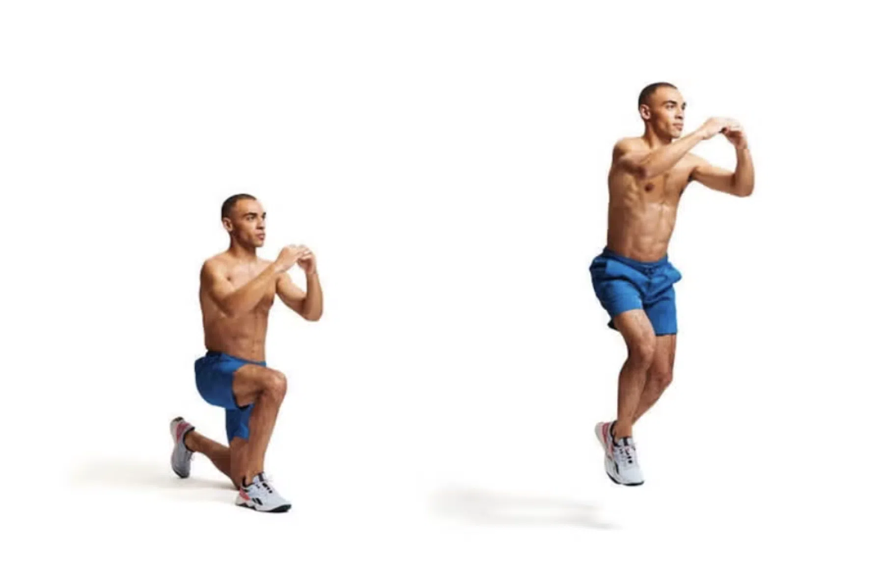 Split squat jumps x 2